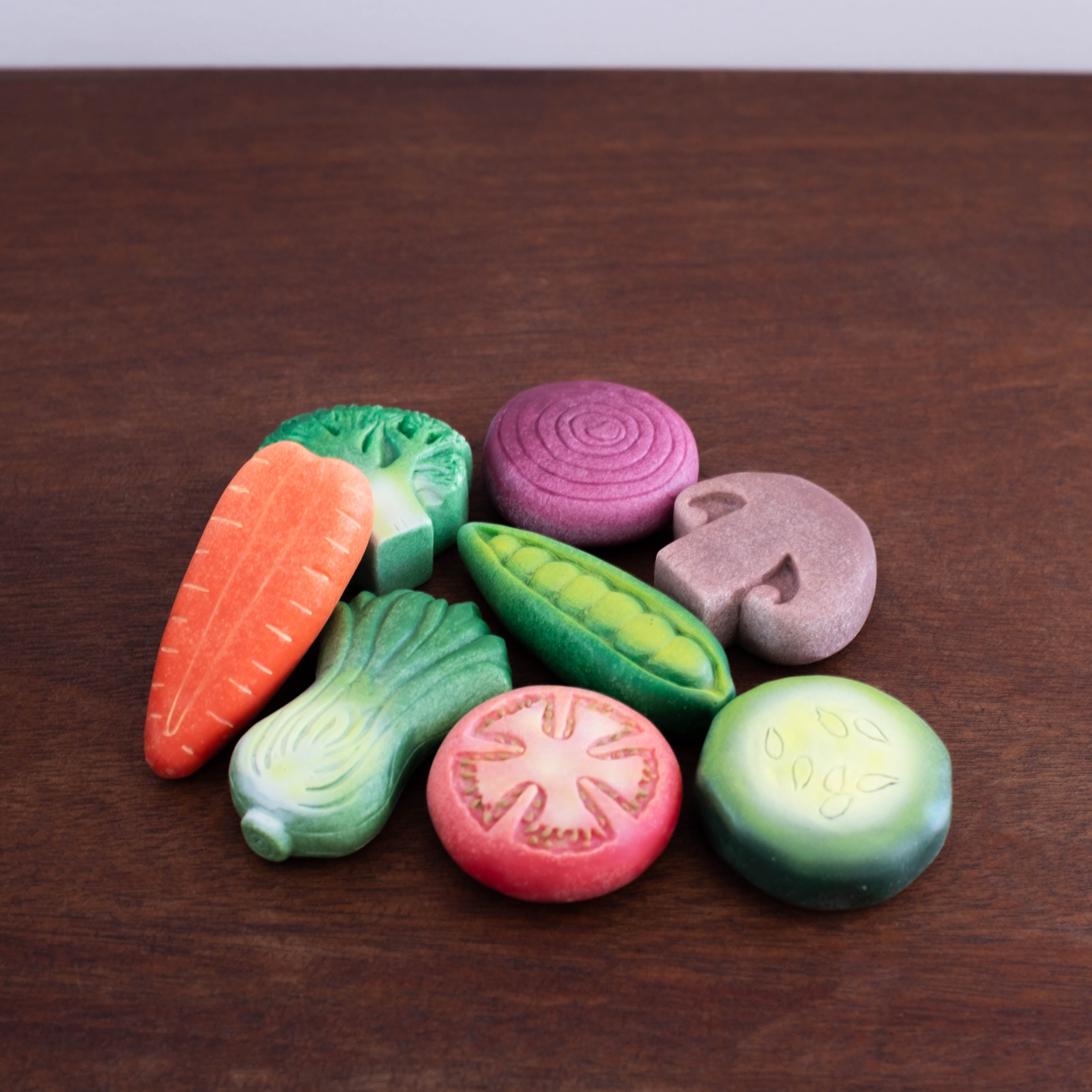 NEW Sensory Stone Toy- Vegetable Set