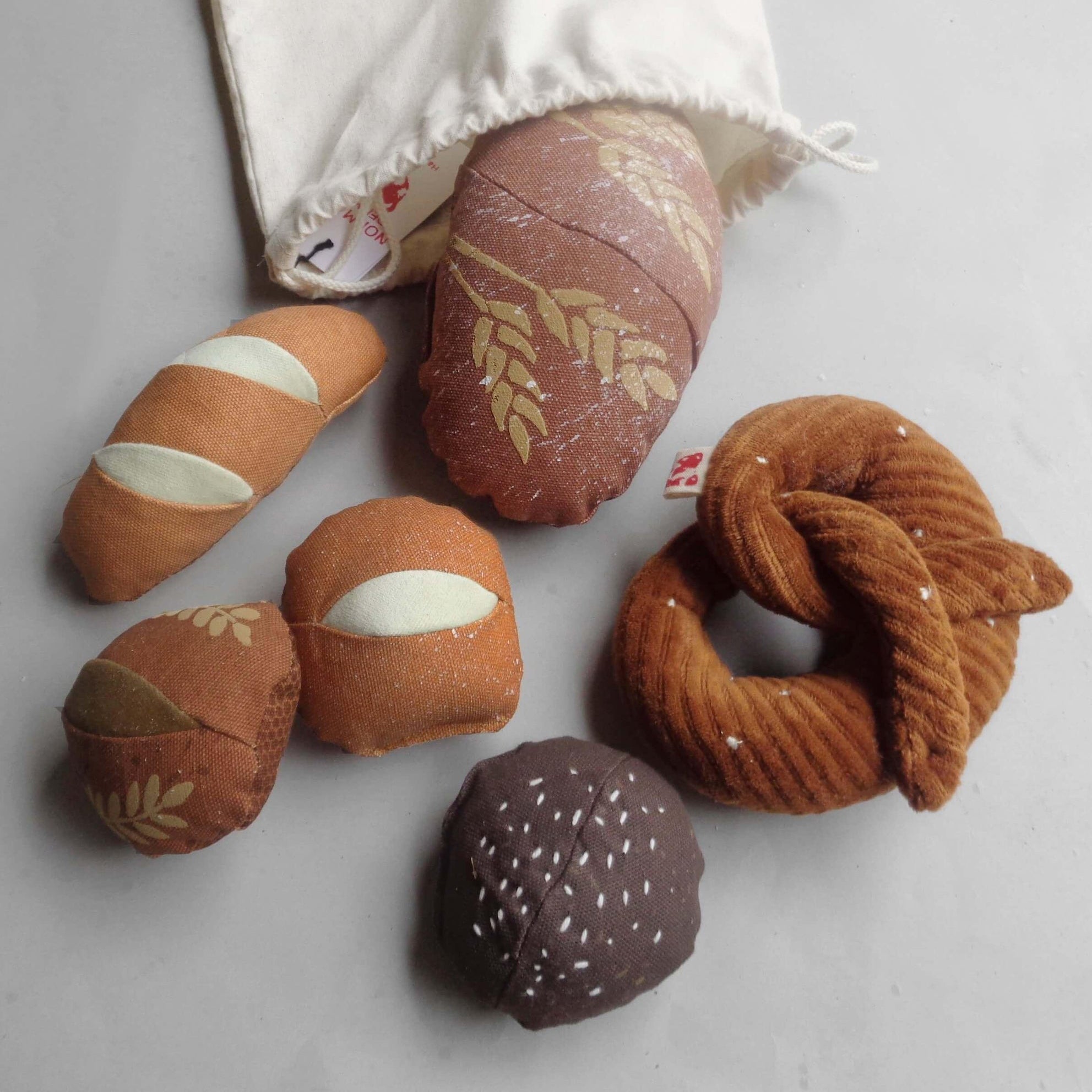 NEW Norma's Deli Bread Soft Toy Set