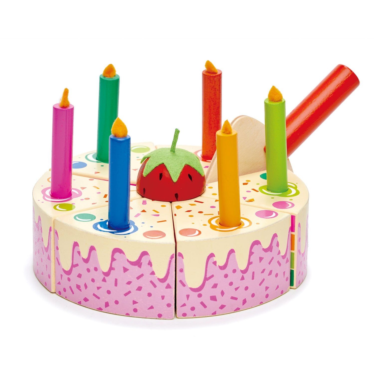 Rainbow Birthday Cake Set