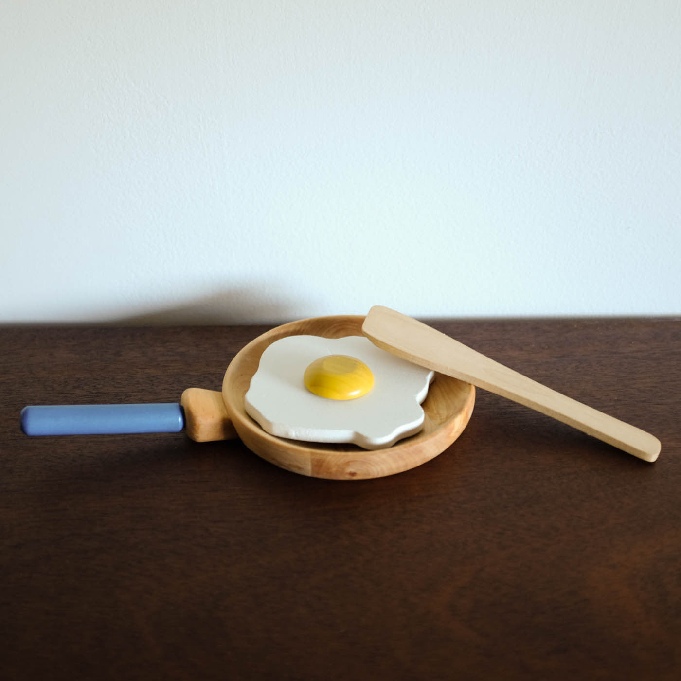 Wooden Egg and Pan Set
