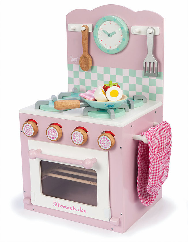 Oven and Hob Pink Kitchen Set