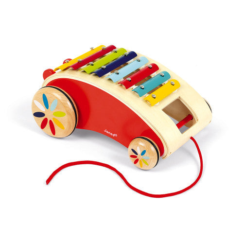 Xylophone Wooden Pull Toy
