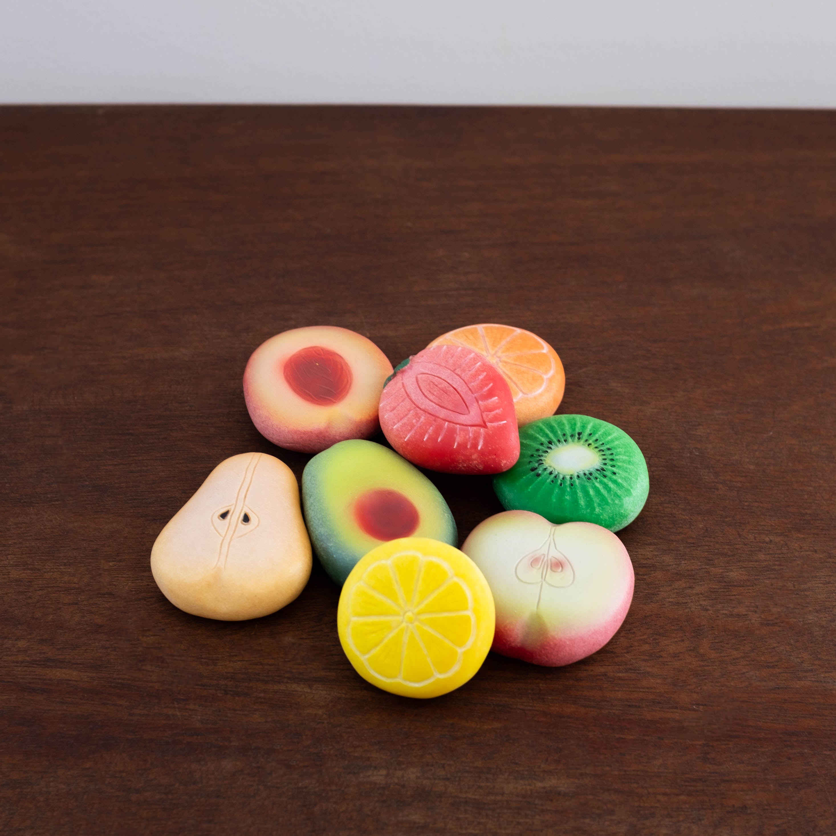 NEW Sensory Stone Toy- Fruits Set